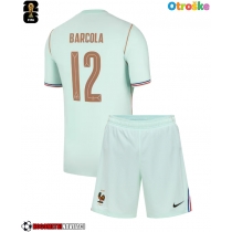 Otroške Nogometnih dresov Francija Bradley Barcola #12 Gostujoči SP 2026 Kratki rokavi (+ hlače)